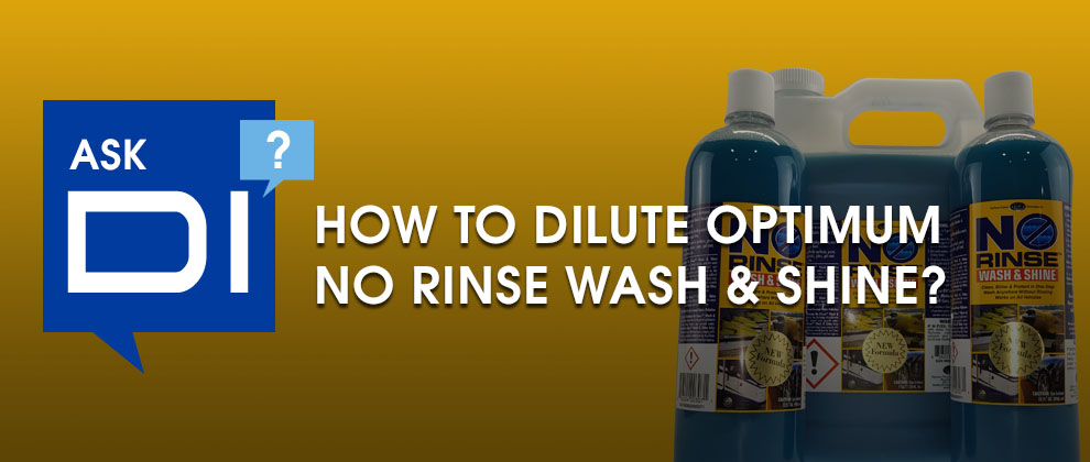 How To Use A Rinseless Wash, no rinse car wash, Optimum No Rinse