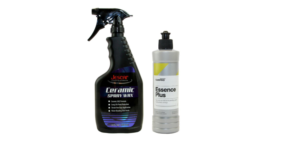 Carpro Essence Plus and Jescar Ceramic Spray Wax Combination Detail