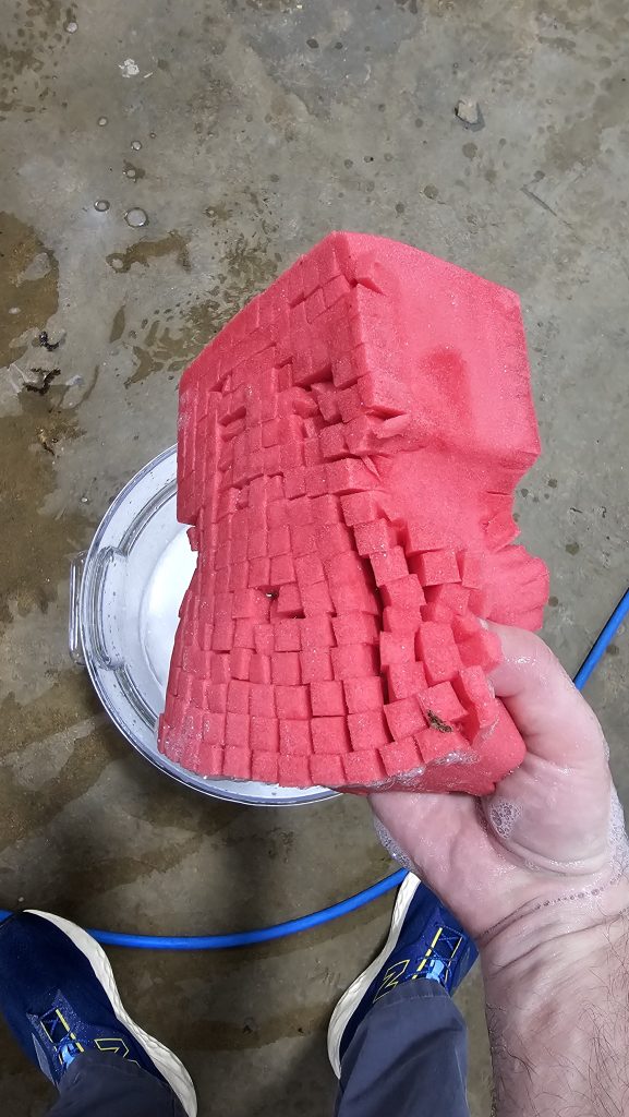 ONR Hyper Foam Dirty Sponge Dunk Test After