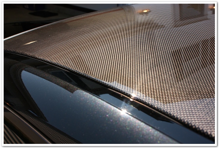BMW M6 carbon fiber roof