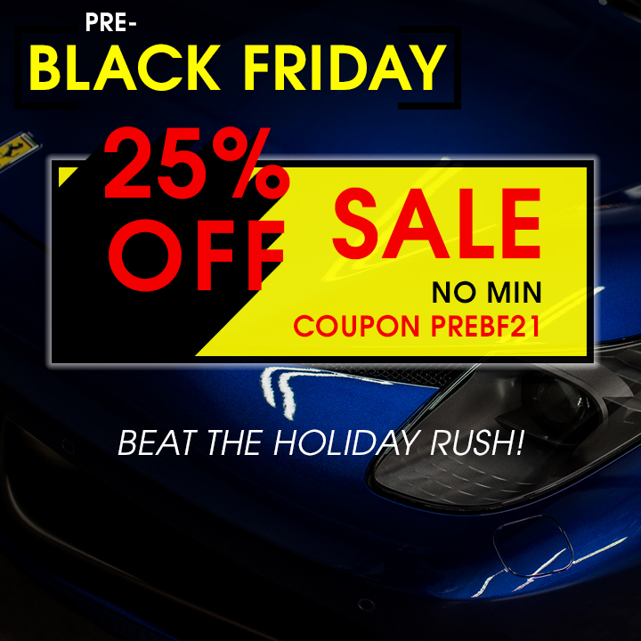 Pre-Black Friday - 25% Off Sale - No Min - Coupon PreBF21 - Beat The Holiday Rush