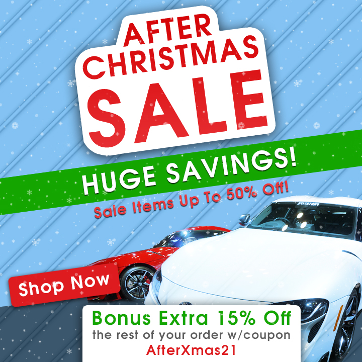 After Christmas Sale - Huge Savings - Sale Items Up To 50% Off - Bonus Extra 15% Off the rest of your order with coupon AfterXmas21 - Shop Now
