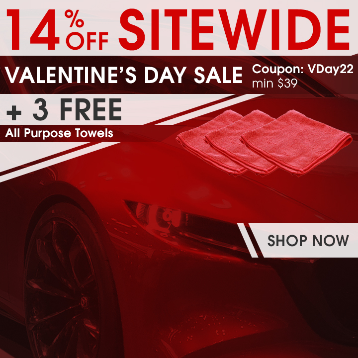 14% Off Sitewide + 3 Free All Purpose Towels Valentine's Day Sale - Coupon VDay22 - Min $39 -  Shop Now