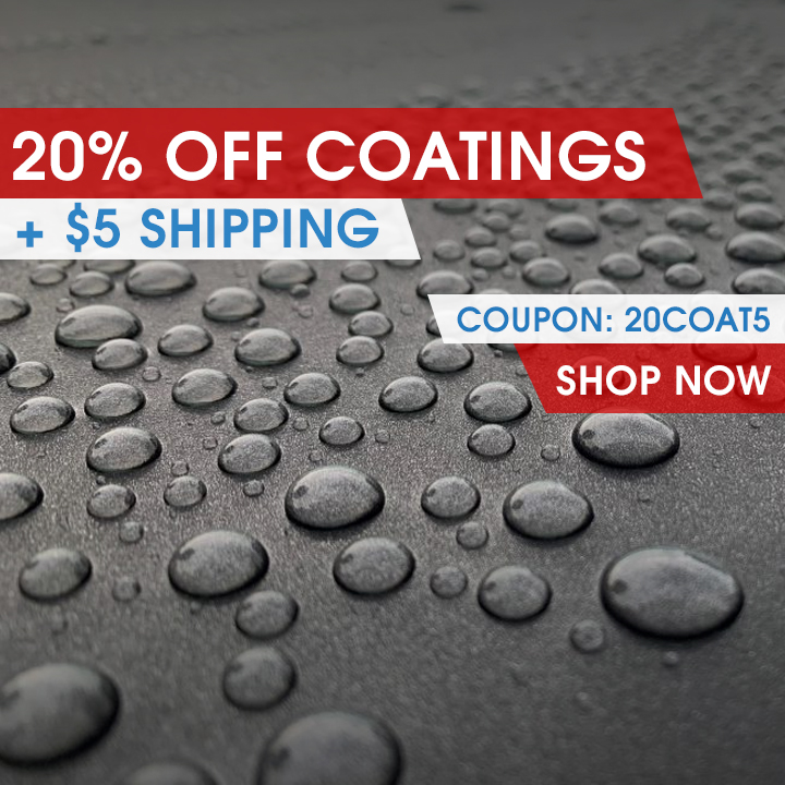 20% Off Coatings + $5 Shipping - Coupon 20Coat5 - Shop Now