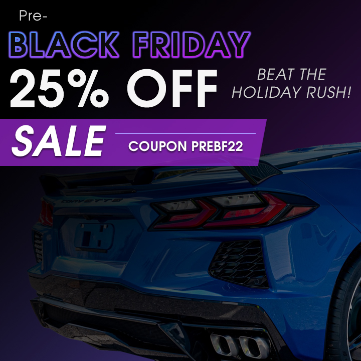 Pre-Black Friday 25% Off Sale - Coupon PREBF22 - Beat the holiday rush!