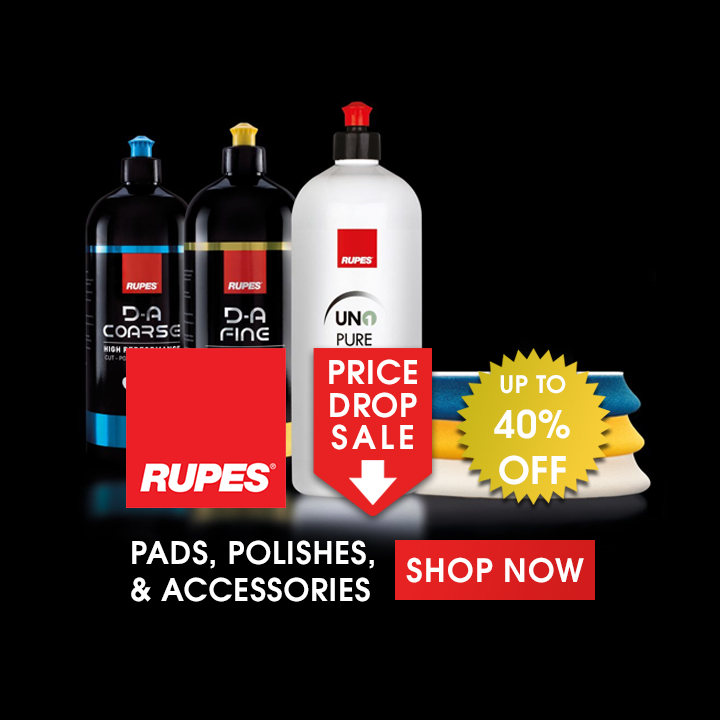 Rupes Price Drop Sale - Pads, Polishes, & Accessories - Up To 40% Off - Shop Now