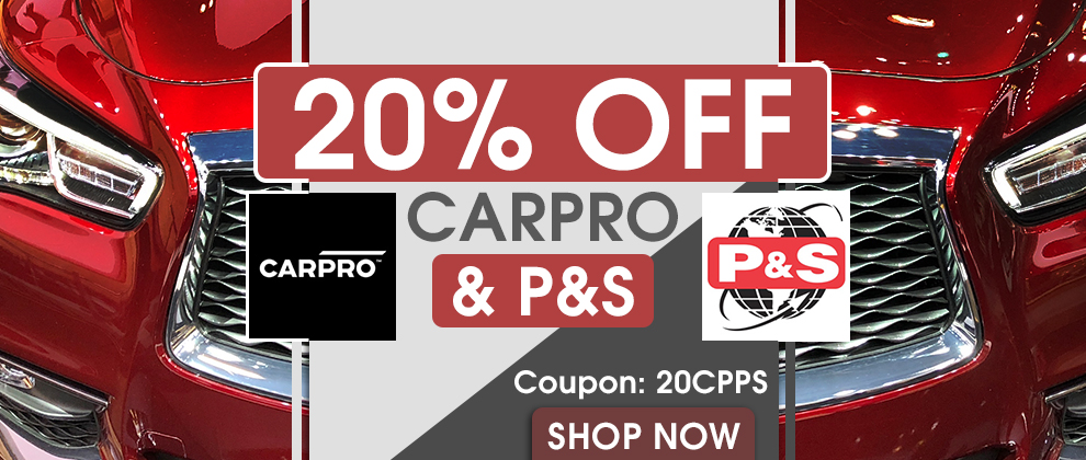 20% Off CarPro and P&S - Coupon 20CPPS - Shop Now
