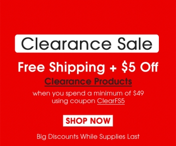 Clearance Sale  Free Shipping  5 Off