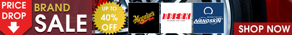 Price Drop Brand Sale Up To 40% Off Meguiar's, Oberk, and Nanoskin - Shop Now