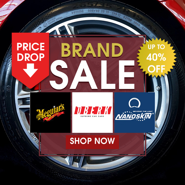 Price Drop Brand Sale Up To 40% Off Meguiar's, Oberk, and Nanoskin - Shop Now