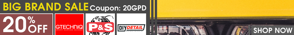 Big Brand Sale: 20% Off Gtechniq, P&S, and DIY Detail - Coupon 20GPD - Shop Now