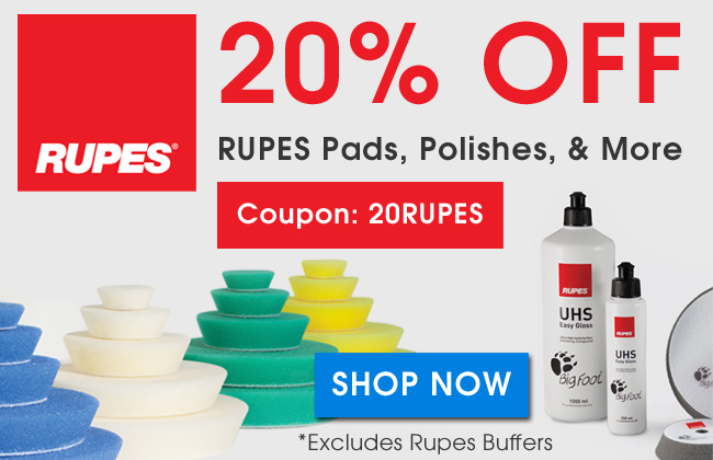 20% Off RUpes Pads, Polishes, & More - Coupon 20Rupes - Shop Now
