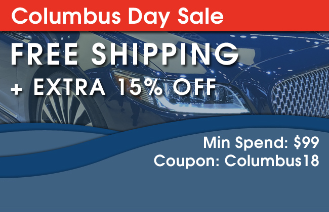 Columbus Day Sale - Free Shipping + Extra 15% Off - Min Spend $99 - Coupon Columbus18 - see offer details