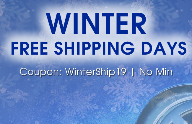 Winter Free Shipping Days - Coupon WinterShip19 - No Min