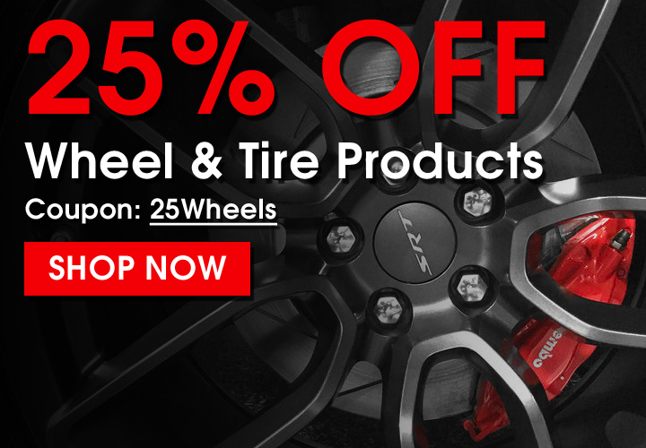 25% Off Wheel and Tire Products - Coupon 25Wheels - Shop Now