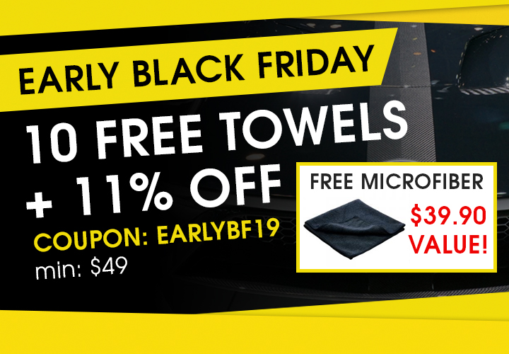Early Black Friday - 10 Free Towels + 11% Off - Coupon EarlyBF19 - min $49