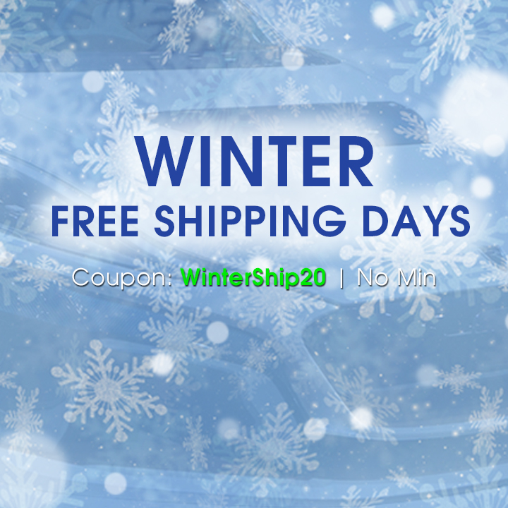 Winter Free Shipping Days - Coupon WinterShip20 - No Min