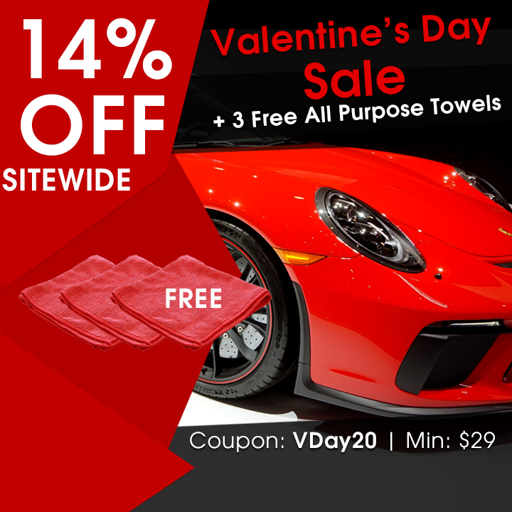 14% Off Sitewide + 3 Free All Purpose Towels - Valentine's Day Sale - Coupon VDay20 - Min $29