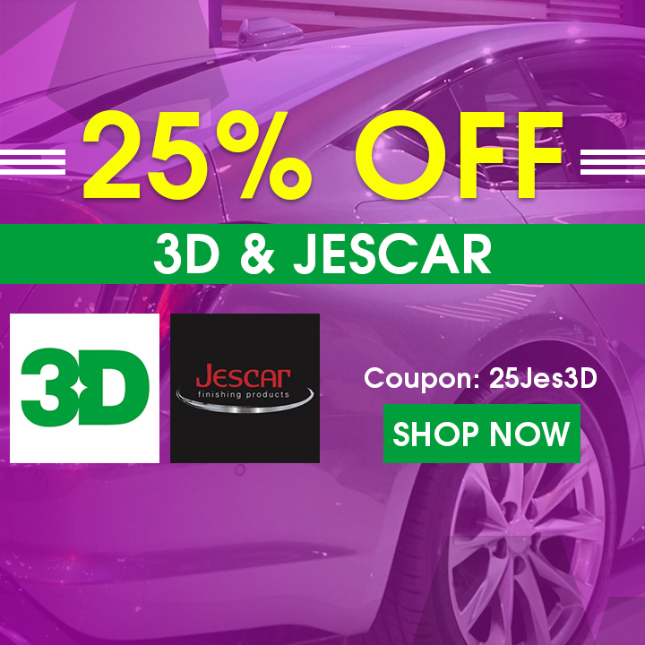 25% Off 3D & Jescar - Coupon 25Jes3D - Shop Now