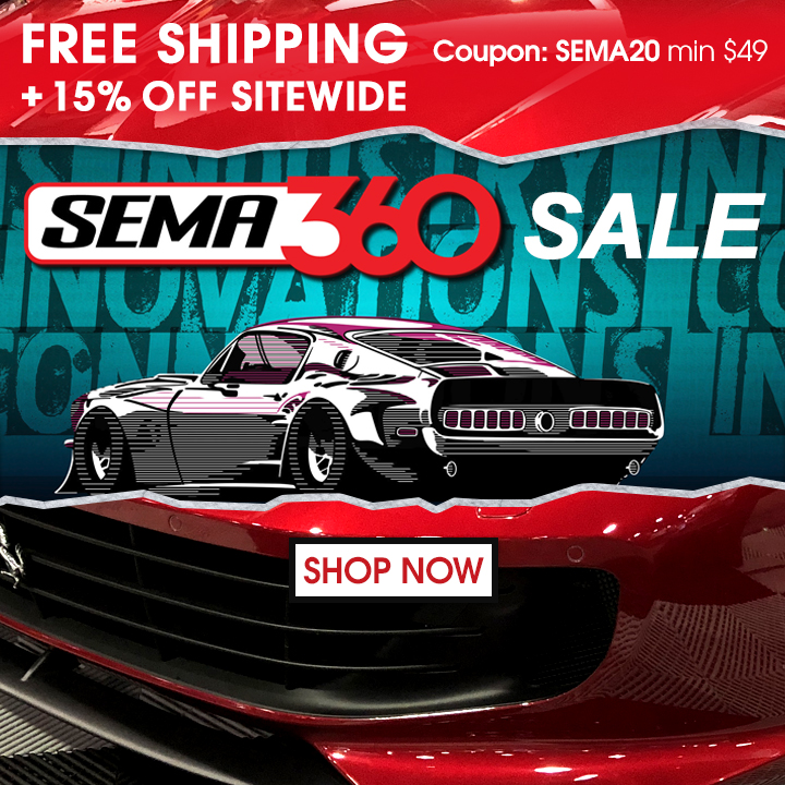 Free Shipping + 15% Off Sitewide - Coupon SEMA20 - Min $49 - SEMA 360 Sale - Shop Now