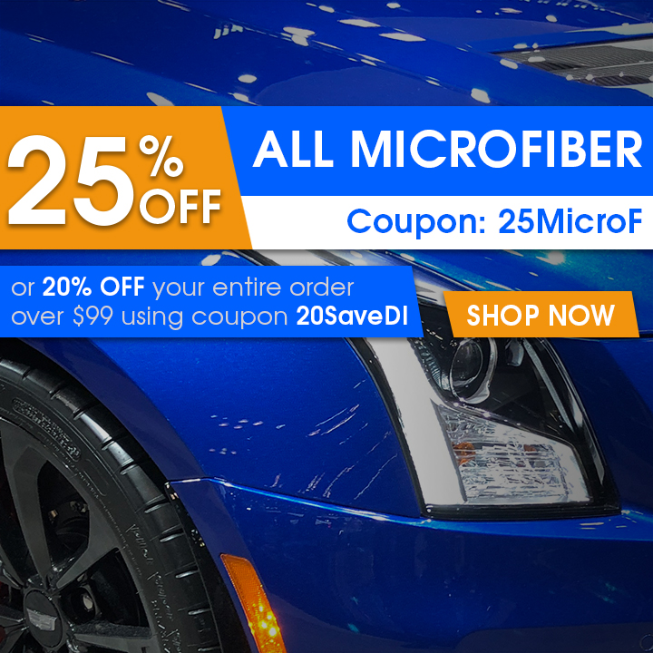 25% Off All Microfiber - Coupon 25MicroF or 20% OFF your entire order over $99 using coupon 20SaveDI - Shop Now