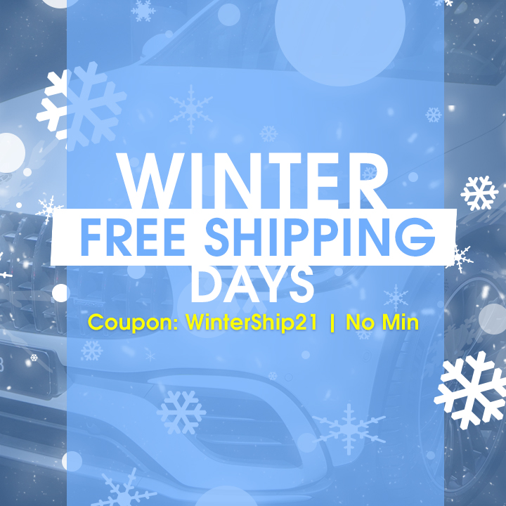 Winter Free Shipping Days - Coupon WinterShip21 - No Min - see offer details