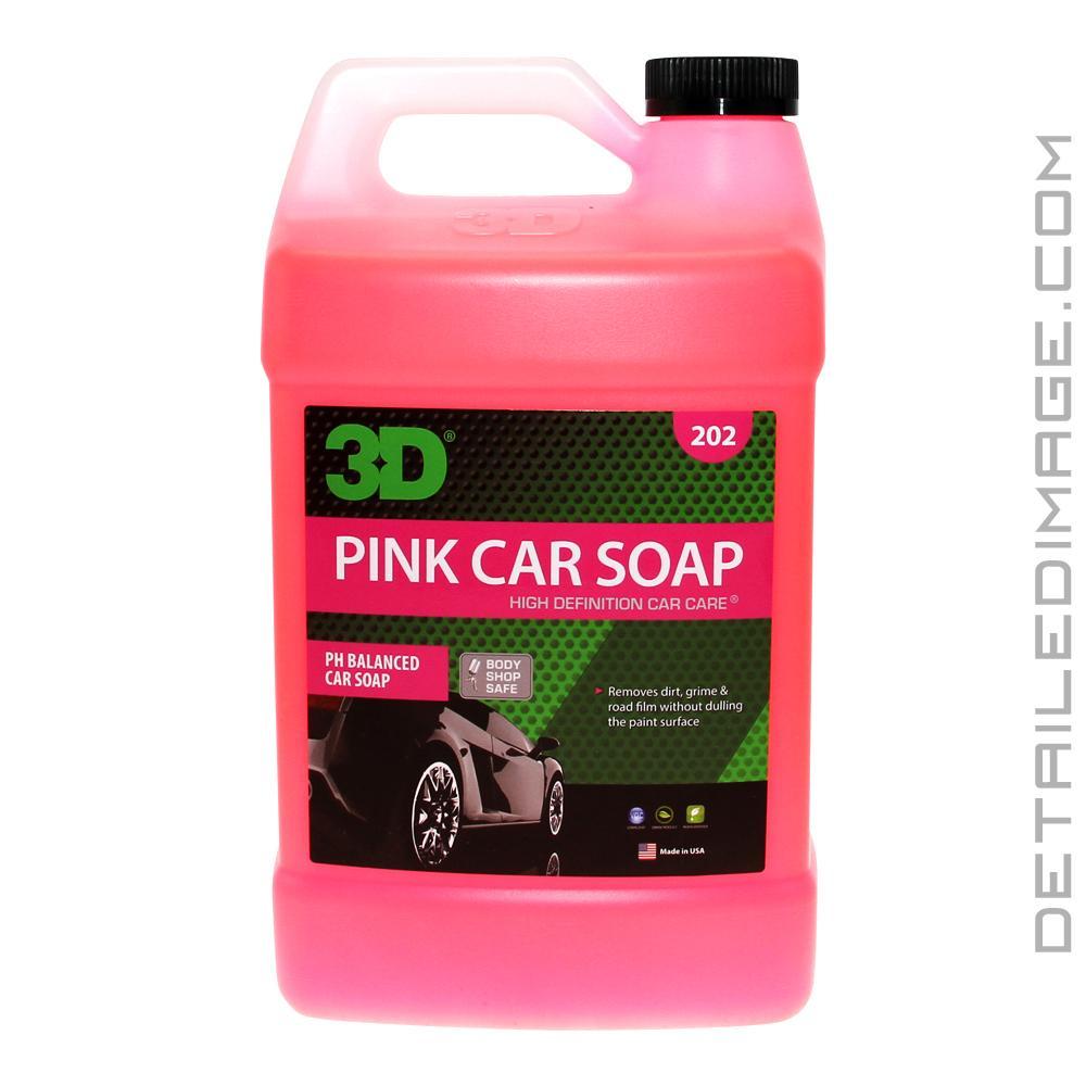 3E Pink Car Wash Snow Foam Shampoo Pressure Washer Soap Cleanser