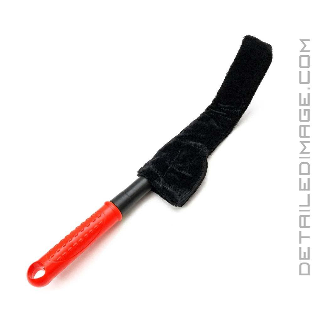  Barrel Blade - Microfiber Wheel Brush - Flat Head, Removable  Cover, Firm and Bendable : Automotive
