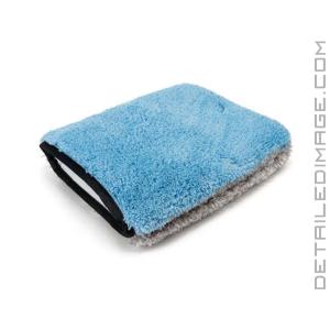 Autofiber Zero Cuff Soft Plush Wash Mitt Blue & Gray