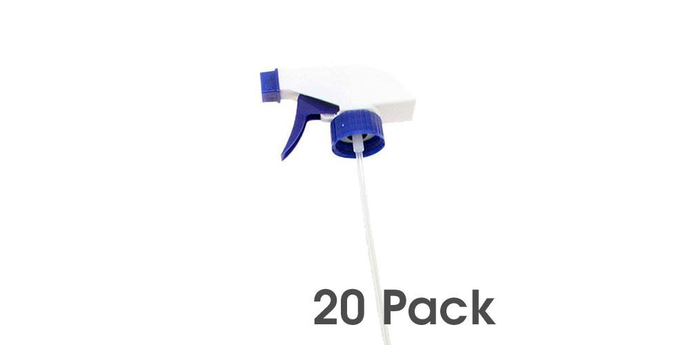 Blowout Trigger Sprayer Blue & White 20 pack