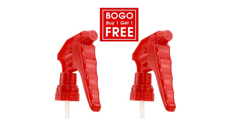 Buy 1 Get 1 Free Chemical Resistant Spray Trigger - Red