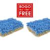 Autofiber Buy 1 Get 1 Free Zero Cuff Noodle Wash Mitt Blue & Gold