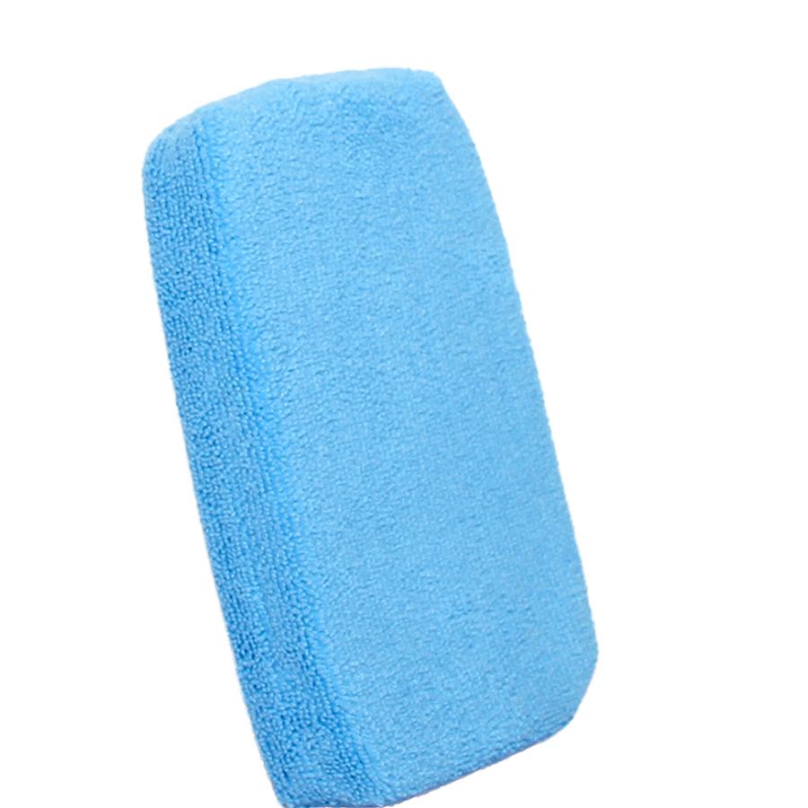 The Rag Company Terry Applicator Sponge, 2 x 4 / Light Blue / 6 Pack