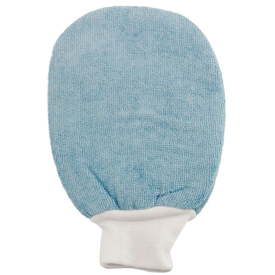 The Rag Company Chenille Wash Mitt, 8 x 10 / Blue / 2 Pack