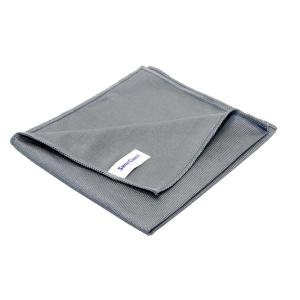 Shiny Glass Microfiber Towel Grey