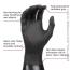 Hi-Tech Dextatron Black Nitrile Gloves - Large Alternative View #2