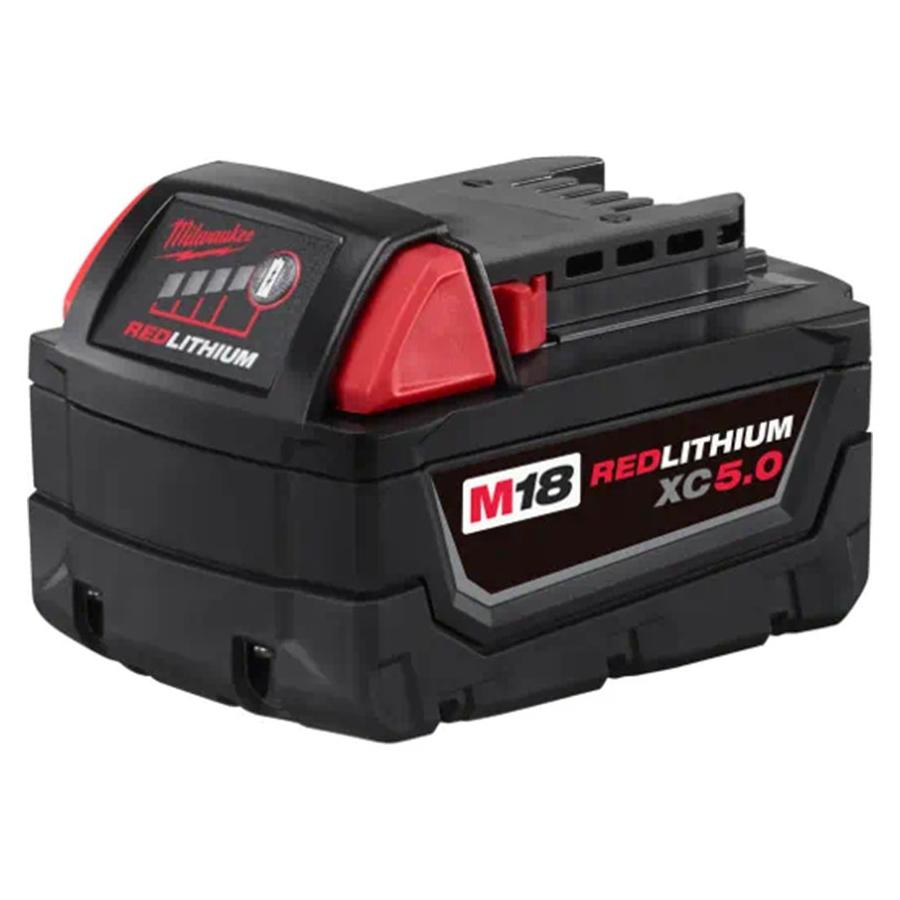 Milwaukee M18 Red Lithium XC 5.0 Extended Battery - Detailed Image