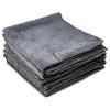 Nasiol Wipe and Buff Microfiber Cloth Light Grey 10 pack - 16" x 16"