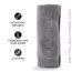 Nasiol Wipe and Buff Microfiber Cloth Light Grey 10 pack - 16" x 16" Alternative View #6