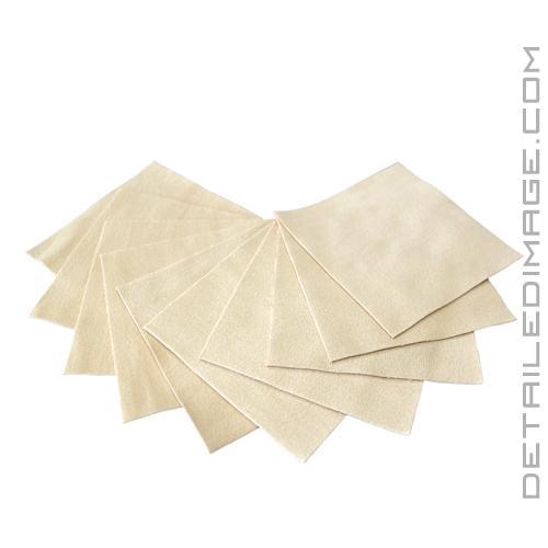 The Rag Company Buttersoft Suede Applicator Cloth Gold - 4