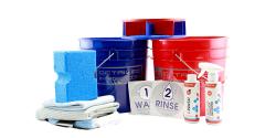 2x 3.5 Gallon Buckets & 2x Grit Guards Kit - Detailed Image